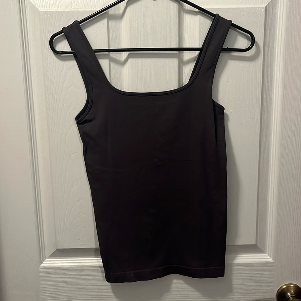 LOFT dark grey long tank top. SUPER SOFT